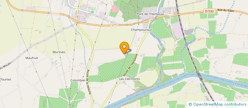 localisation de l'entreprise VISITDATA  BEAUMONT-MONTEUX