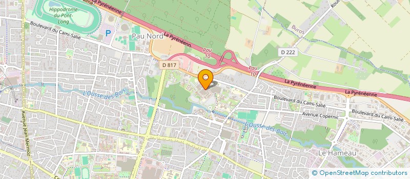 localisation de l'entreprise VISITE DES MALADES DANS LES ETABLISSEMENTS HOSPITALIERS à PAU