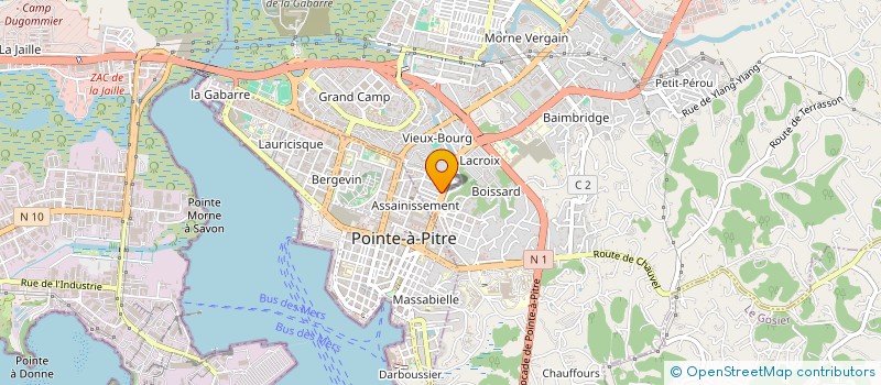 localisation de l'entreprise VISITE DES MALADES DANS LES ETABLISSEMENTS HOSPITALIERS à LES ABYMES