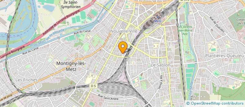 localisation de l'entreprise VISITE DES MALADES DANS LES ETABLISSEMENTS HOSPITALIERS à METZ