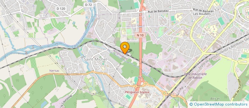 localisation de l'entreprise VISITE MALADE DANS ETS HOSPITALIERS à ANGOULEME