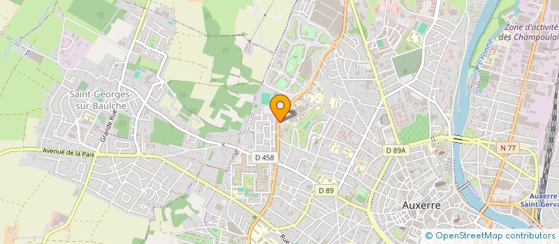 localisation de l'entreprise VISITES DES MALADES EN ETS HOSPITALIERS à AUXERRE