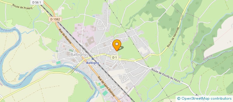 localisation de l'entreprise VISITHERM à BALBIGNY
