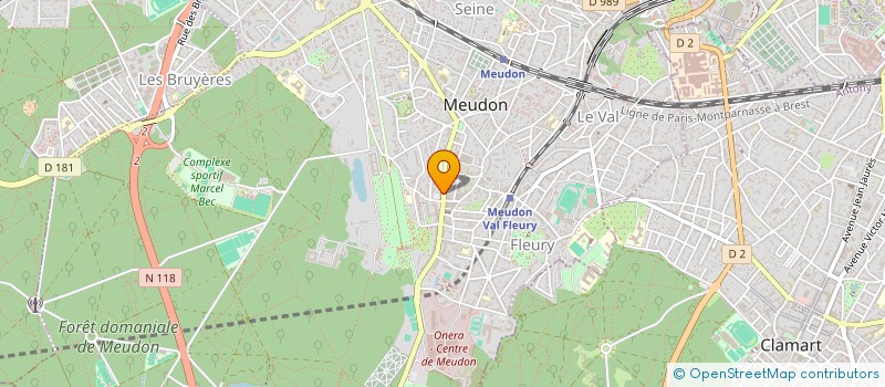 localisation de l'entreprise VISIUM à MEUDON