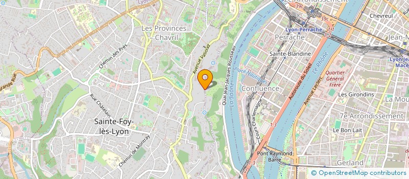 localisation de l'entreprise VISNOW  SAINTE-FOY-LES-LYON