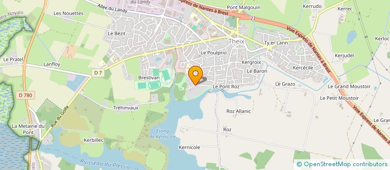 localisation de l'entreprise VISOME  THEIX-NOYALO