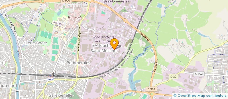 localisation de l'entreprise VISSERIAS ASSAINISSEMENT à LAVAL