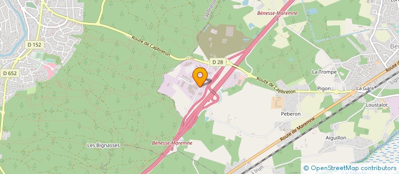 localisation de l'entreprise VISSERIE DECOLLETAGE MECANIQUE  BENESSE-MAREMNE