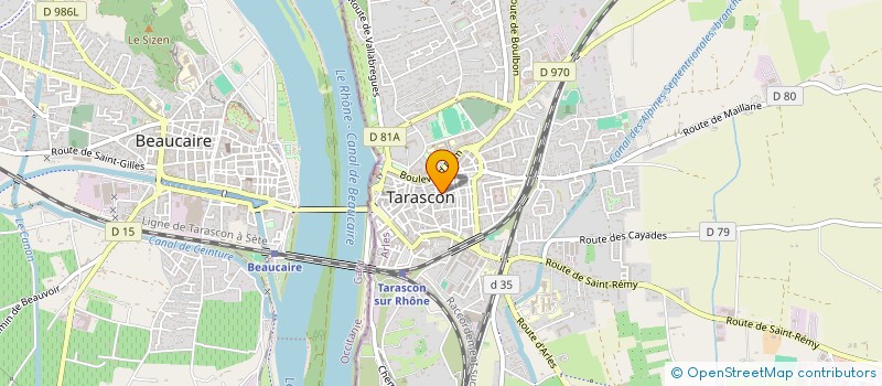 localisation de l'entreprise VISSOUZE PERE ET FILS  TARASCON