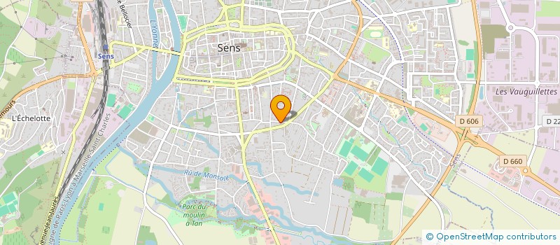 localisation de l'entreprise VISTA à SENS