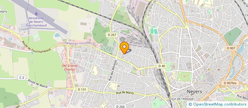 localisation de l'entreprise VISTA AGENCY à NEVERS