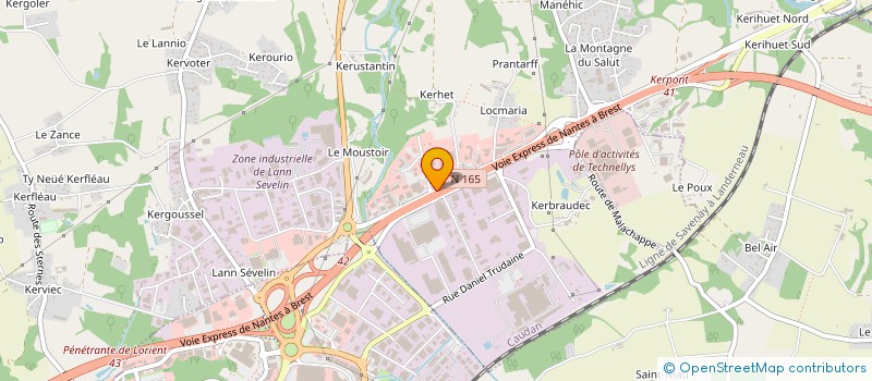 localisation de l'entreprise VISTA CONSEIL  CAUDAN