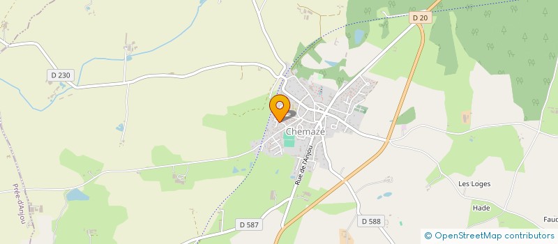 localisation de l'entreprise VISTA DIFFUSION à CHATEAU-GONTIER-SUR-MAYENNE