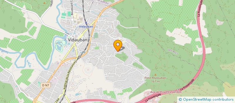 localisation de l'entreprise VISTA INTERNATIONAL SERVICES  VIDAUBAN