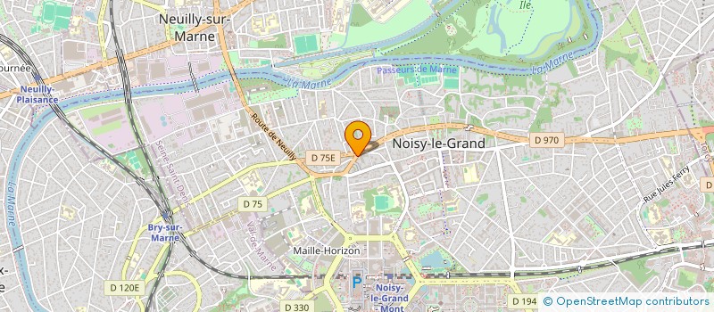localisation de l'entreprise VISTA MENUISERIE à NOISY-LE-GRAND