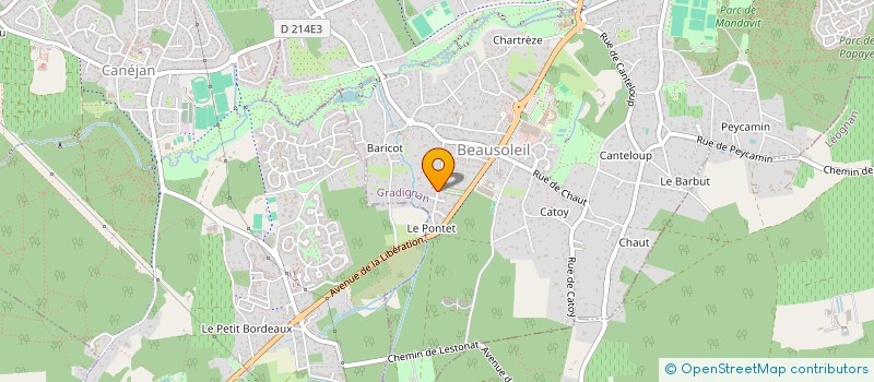 localisation de l'entreprise VISTA RH à GRADIGNAN