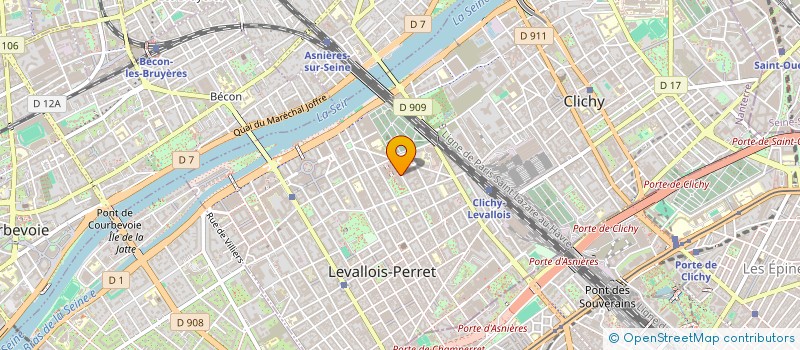 localisation de l'entreprise VISTALYS PARTNERS à LEVALLOIS-PERRET