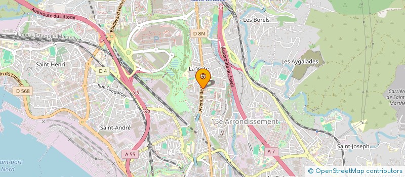 localisation de l'entreprise VISTAUTO à MARSEILLE