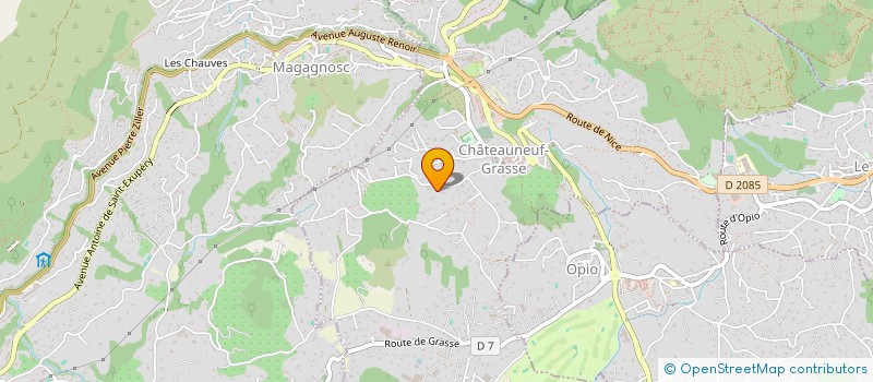 localisation de l'entreprise VISTAZUL  CHATEAUNEUF-GRASSE