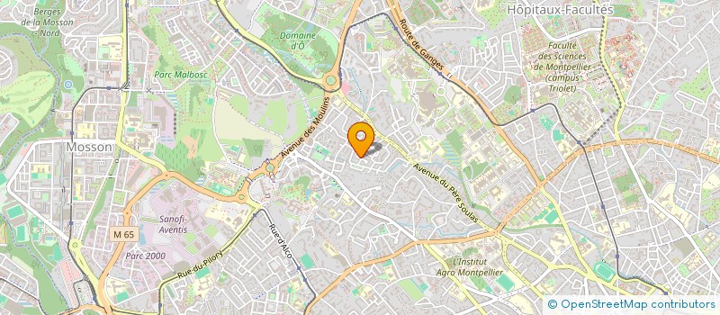 localisation de l'entreprise VISTO M2I à MONTPELLIER
