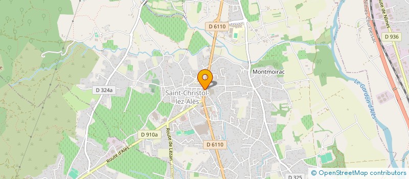 localisation de l'entreprise VISU PUB  SAINT-CHRISTOL-LEZ-ALES