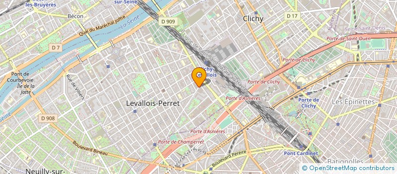 localisation de l'entreprise VISUAL BUREAU  PARIS