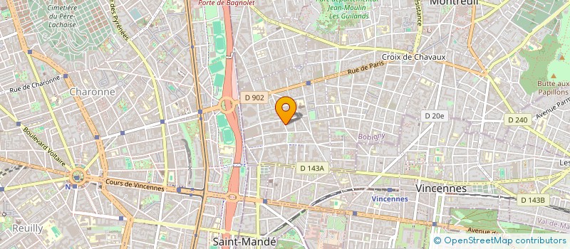 localisation de l'entreprise VISUAL CONCEPT DT à MONTREUIL