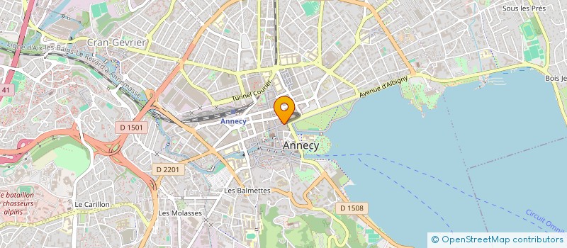 localisation de l'entreprise VISUAL DEVELOPPEMENT à ANNECY
