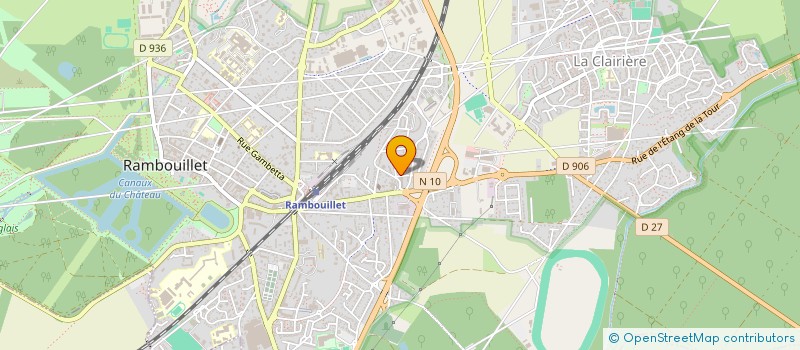 localisation de l'entreprise VISUAL IMP'ACT à RAMBOUILLET