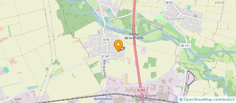 localisation de l'entreprise VISUAL LOCATION  ERNOLSHEIM-BRUCHE