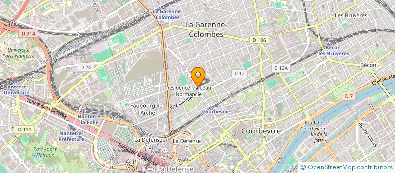 localisation de l'entreprise VISUAL MOTION à COURBEVOIE