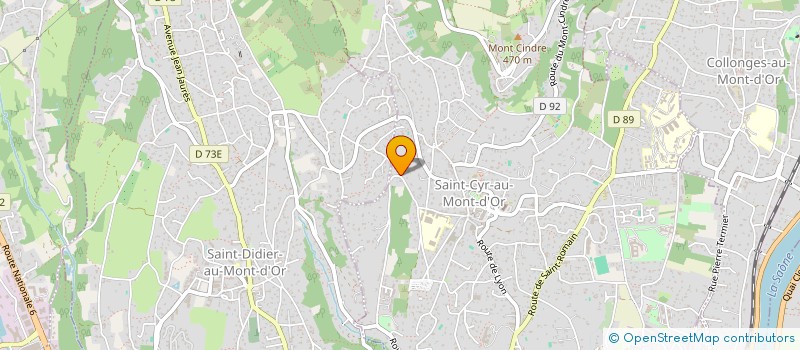 localisation de l'entreprise VISUAL-MUSIC SG  SAINT CYR AU MONT D'OR