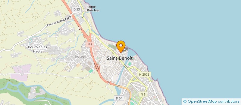 localisation de l'entreprise VISUAL PRODUCTION  SAINT-BENOIT