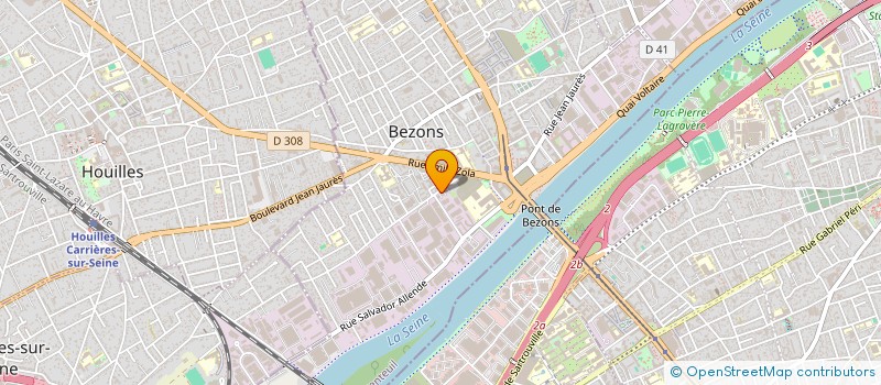 localisation de l'entreprise VISUAL SOLUTIONS  BEZONS