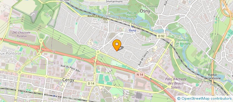 localisation de l'entreprise VISUAL UPGRADE  OSNY