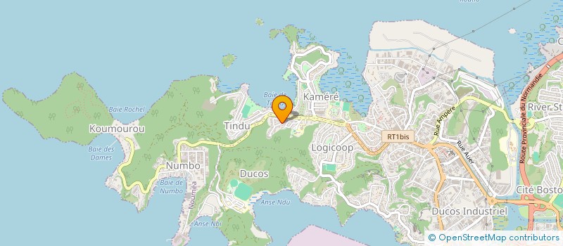 localisation de l'entreprise VISUALCOM à NOUMEA