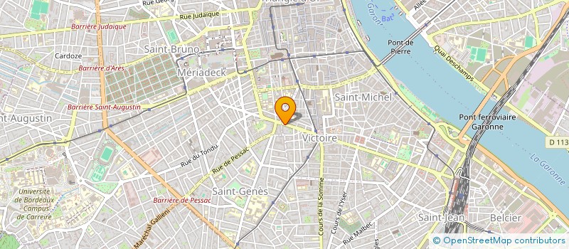 localisation de l'entreprise VISUALCOM SARL à BORDEAUX