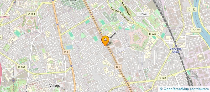 localisation de l'entreprise VISUALEYES à VITRY-SUR-SEINE