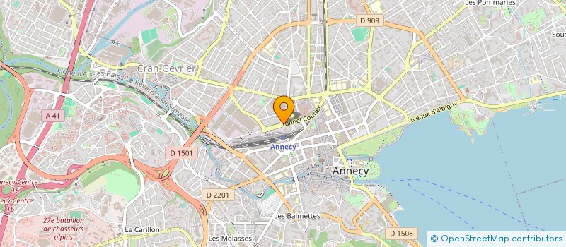 localisation de l'entreprise VISUALIS à ANNECY