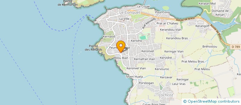 localisation de l'entreprise VISUALIZE POTENTIAL  LE CONQUET