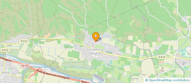 localisation de l'entreprise VISUALYS  LA VILLE-DIEU-DU-TEMPLE