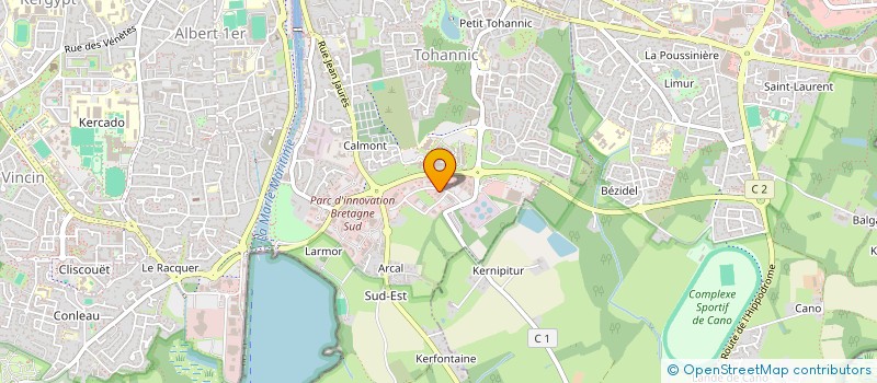 localisation de l'entreprise VISUCOMMERCE à VANNES