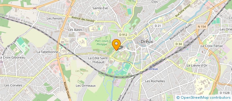 localisation de l'entreprise VISUDOM DIFFUSION à DREUX