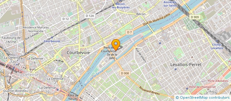 localisation de l'entreprise VISUEL 92 à NEUILLY-SUR-SEINE