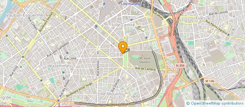 localisation de l'entreprise VISUEL COMM PHOTO à LILLE