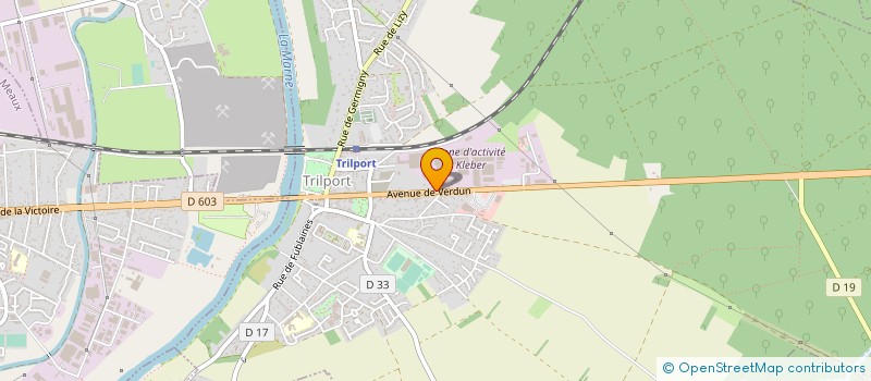 localisation de l'entreprise VISUEL LOC à TRILPORT