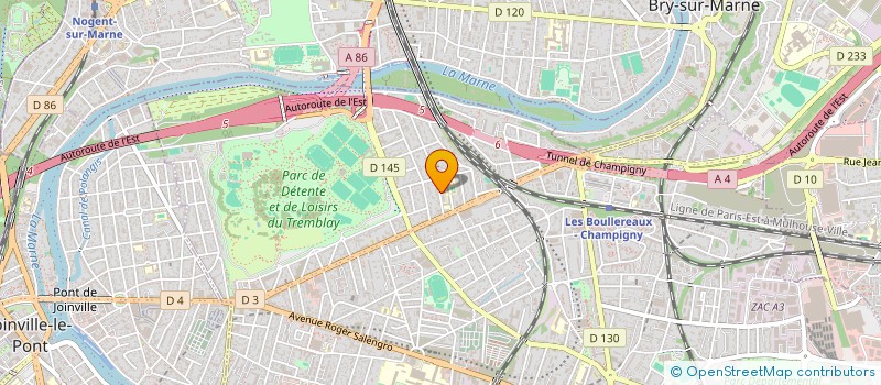 localisation de l'entreprise VISUEL SON ORGANISATION à CHAMPIGNY-SUR-MARNE