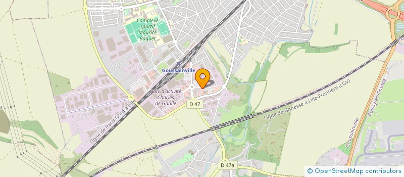 localisation de l'entreprise VISUELI  GOUSSAINVILLE