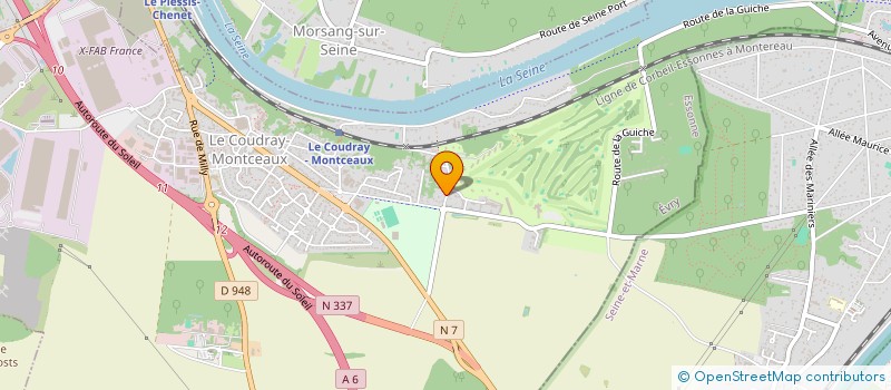 localisation de l'entreprise VISUELY  LE COUDRAY-MONTCEAUX