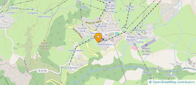 localisation de l'entreprise VISULUJA  HUEZ